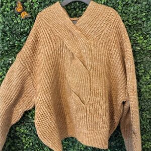 Zara kids Tan Knit Sweater